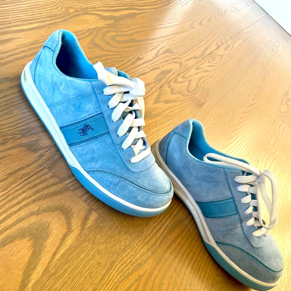 Polo Suede Blue Sneakers